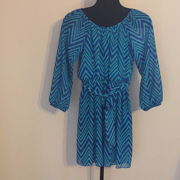 Speechless Girls Chevron Dress - Picture 1 of 5